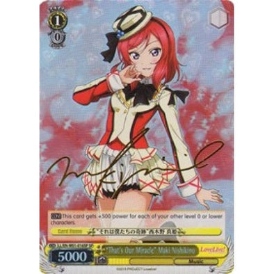 "That's Our Miracle" Maki Nishikino - LL/EN-W01-016SP - Special Rare available at 401 Games Canada