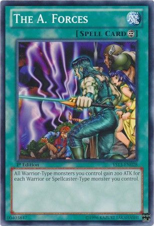 The A. Forces - YS13-EN028 - Common - 1st Edition available at 401 Games Canada