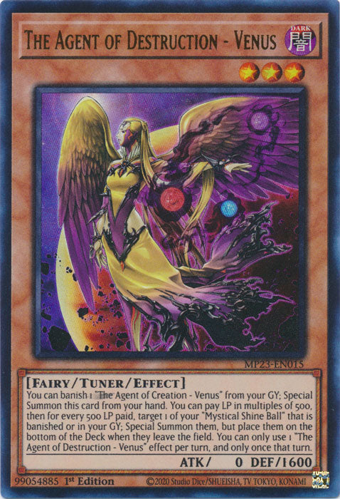 The Agent of Destruction - Venus - MP23-EN015 - Ultra Rare - 1st Edition available at 401 Games Canada