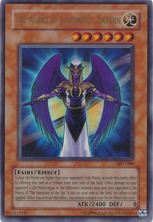 The Agent of Judgment - Saturn - AST-006 - Ultra Rare - Unlimited available at 401 Games Canada