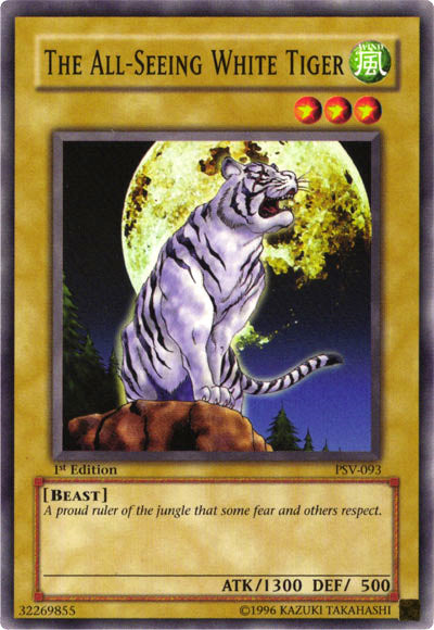 The All-Seeing White Tiger - PSV-093 - Common - 1st Edition available at 401 Games Canada
