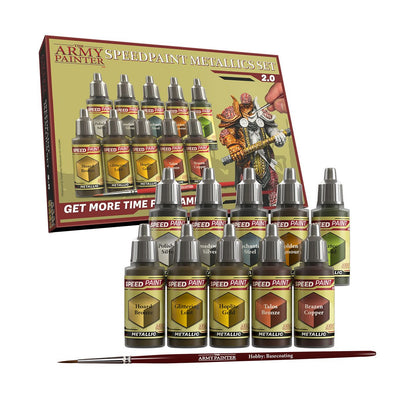 The Army Painter - Speedpaint Metallics Set 2.0 available at 401 Games Canada