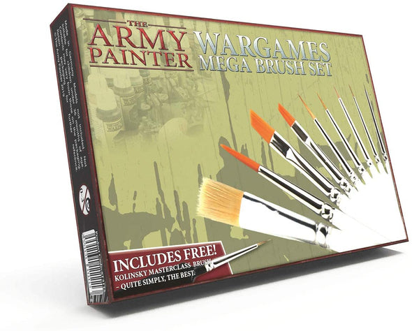 The Army Painter - Wargames Mega Brush Set available at 401 Games Canada