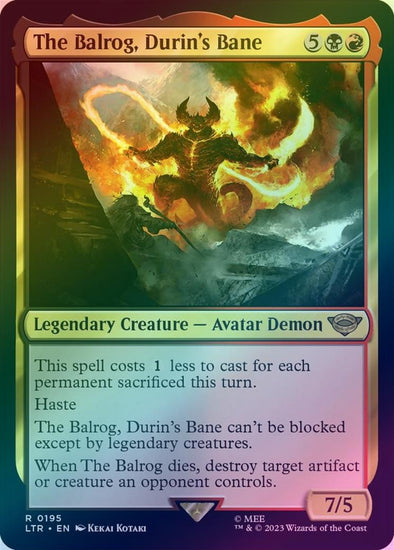 401 Games Canada - The Balrog, Durin's Bane (Foil) (LTR) 401 Games Canada - The Balrog, Durin's Bane (Foil) (LTR)