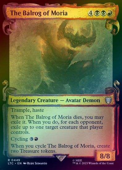 401 Games Canada - The Balrog of Moria - Scroll Showcase (Foil) (LTC) 401 Games Canada - The Balrog of Moria - Scroll Showcase (Foil) (LTC)