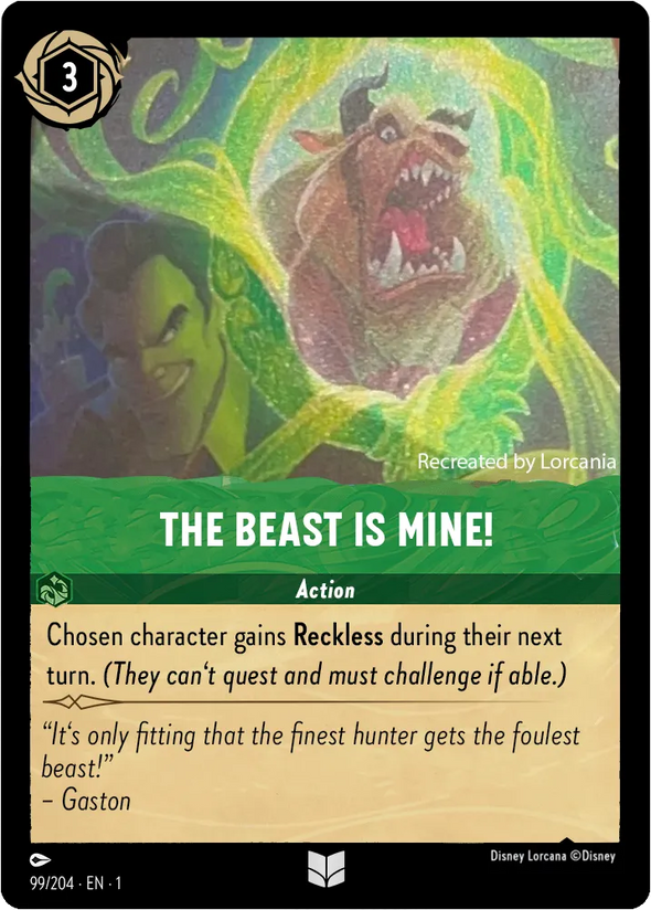 The Beast is Mine! - 99/204 - Uncommon available at 401 Games Canada