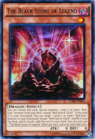 The Black Stone of Legend - LDK2-ENJ05 - Ultra Rare - Unlimited available at 401 Games Canada