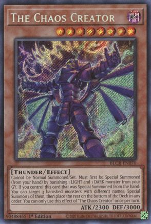 The Chaos Creator - BLCR-EN070 - Secret Rare - 1st Edition available at 401 Games Canada