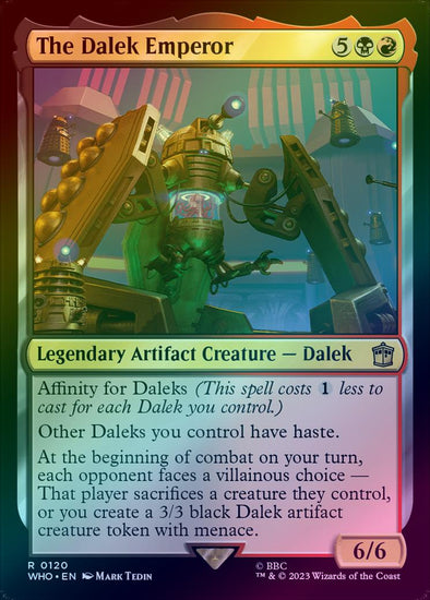 401 Games Canada - The Dalek Emperor (Foil) (WHO) 401 Games Canada - The Dalek Emperor (Foil) (WHO)
