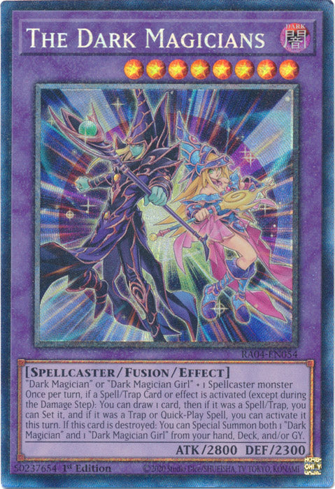 The Dark Magicians (PCR) - RA04-EN054 - Prismatic Collector's Rare - 1st Edition