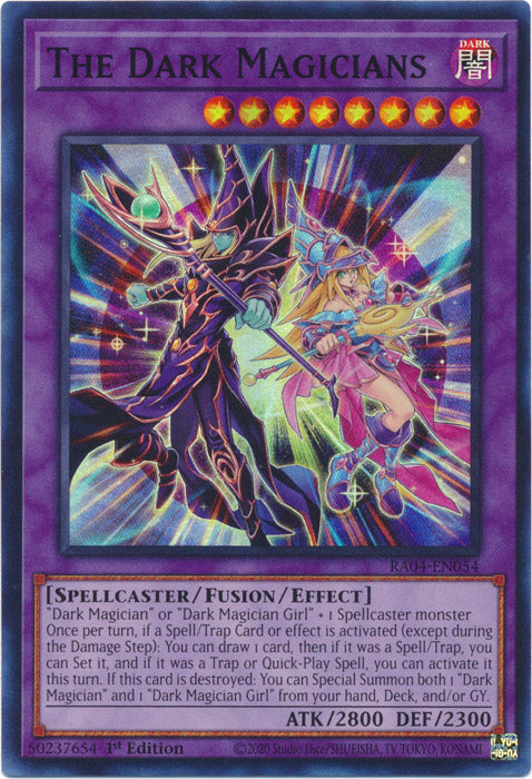 The Dark Magicians - RA04-EN054 - Super Rare - 1st Edition