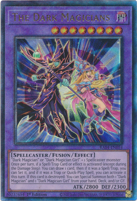 The Dark Magicians (PUR) - RA04-EN054 - Prismatic Ultimate Rare - 1st Edition