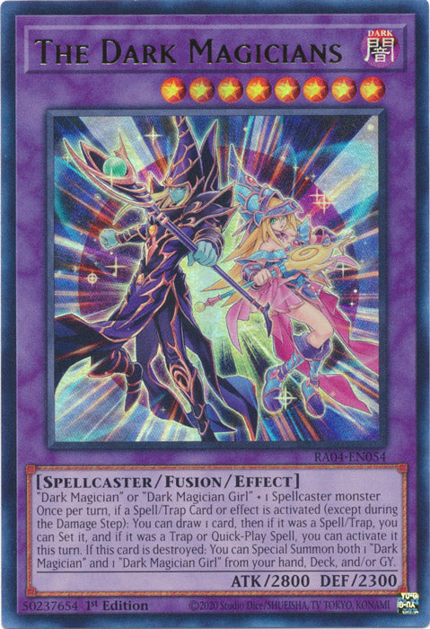 The Dark Magicians (UR) - RA04-EN054 - Ultra Rare - 1st Edition