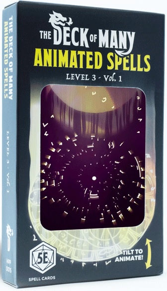 The Deck of Many - Animated Spells: Level 3 - Vol. 1 available at 401 Games Canada