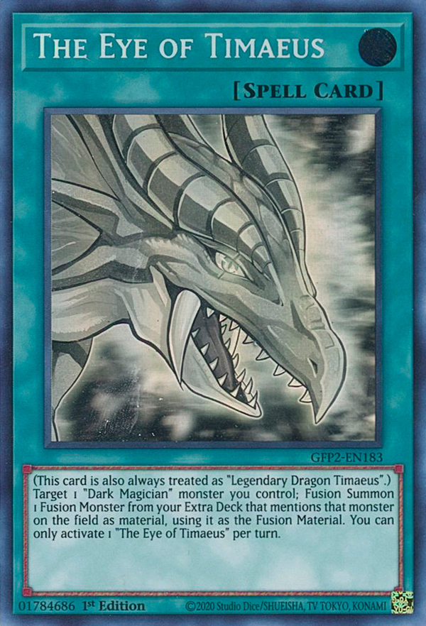 The Eye of Timaeus - GFP2-EN183 - Ghost Rare - 1st Edition available at 401 Games Canada