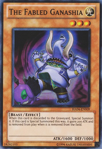 The Fabled Ganashia - HA04-EN009 - Super Rare - Unlimited available at 401 Games Canada