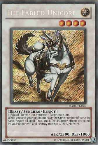 The Fabled Unicore - HA04-EN027 - Secret Rare - Unlimited available at 401 Games Canada