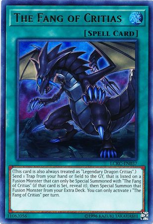 The Fang of Critias - LCKC-EN037 - Ultra Rare - Unlimited available at 401 Games Canada