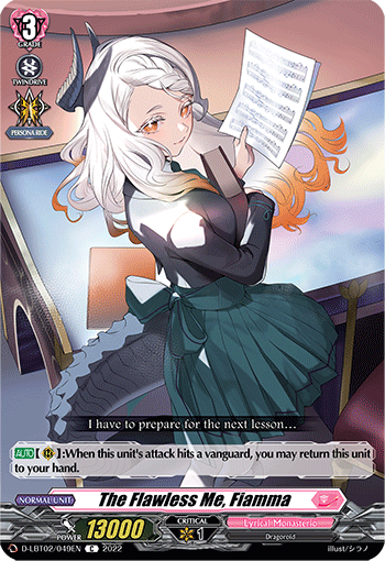 The Flawless Me, Fiamma - D-LBT02/049 - Common available at 401 Games Canada