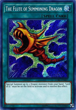 The Flute of Summoning Dragon - LCKC-EN027 - Secret Rare - Unlimited available at 401 Games Canada