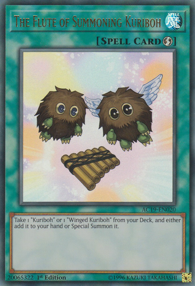 The Flute of Summoning Kuriboh - AC19-EN020 - Ultra Rare - 1st Edition available at 401 Games Canada