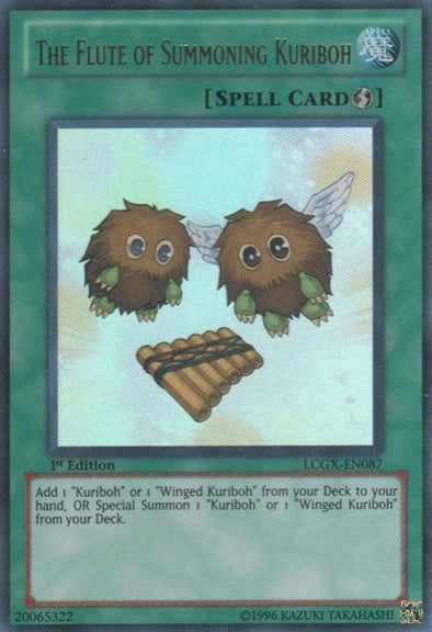 The Flute of Summoning Kuriboh - LCGX-EN087 - Ultra Rare - 1st Edition available at 401 Games Canada