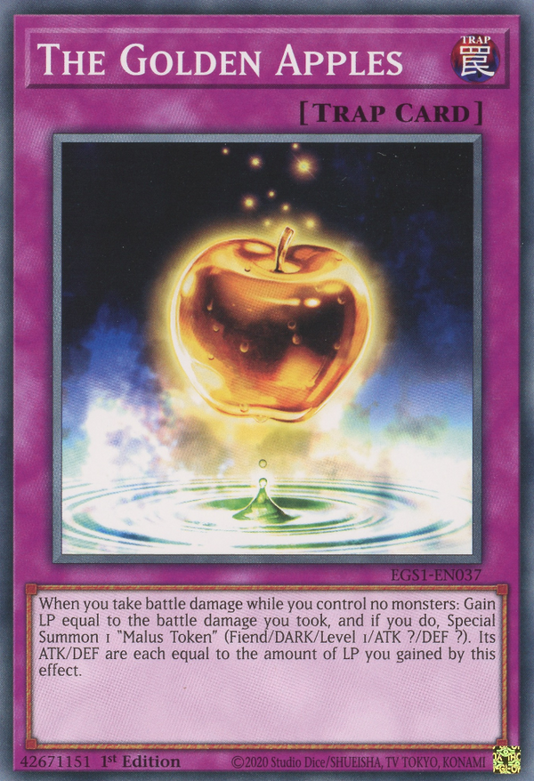 The Golden Apples - EGS1-EN037 - Common - 1st Edition available at 401 Games Canada