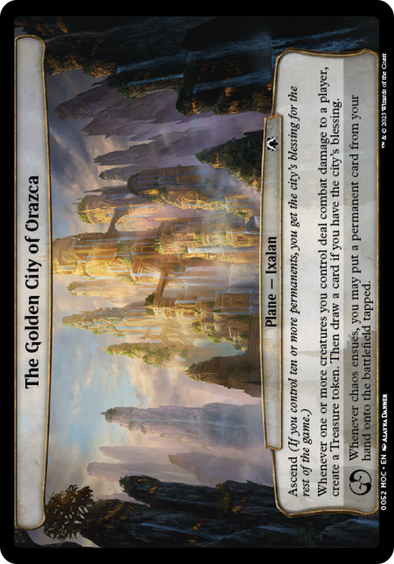 401 Games Canada - The Golden City of Orazca - Oversized Planechase Card (MOC) 401 Games Canada - The Golden City of Orazca - Oversized Planechase Card (MOC)