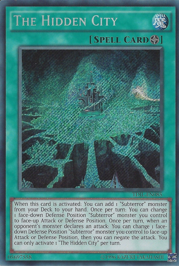 The Hidden City - TDIL-EN085 - Secret Rare - Unlimited available at 401 Games Canada