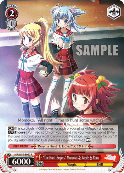 The Hunt Begins' Momoko & Kaede & Rena - MR/W59-E062 - Rare available at 401 Games Canada