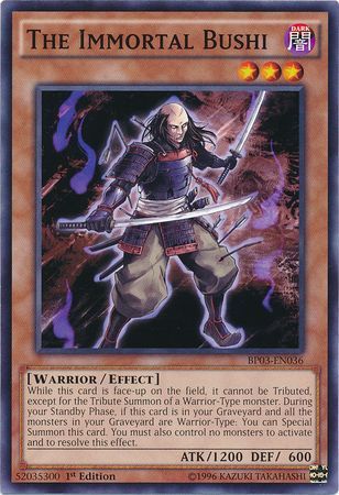 The Immortal Bushi (Shatterfoil) - BP03-EN036 - Shatterfoil Rare - 1st Edition available at 401 Games Canada