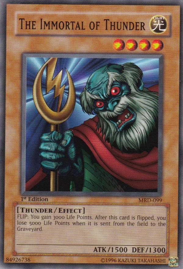 The Immortal of Thunder - MRD-099 - Common - 1st Edition available at 401 Games Canada