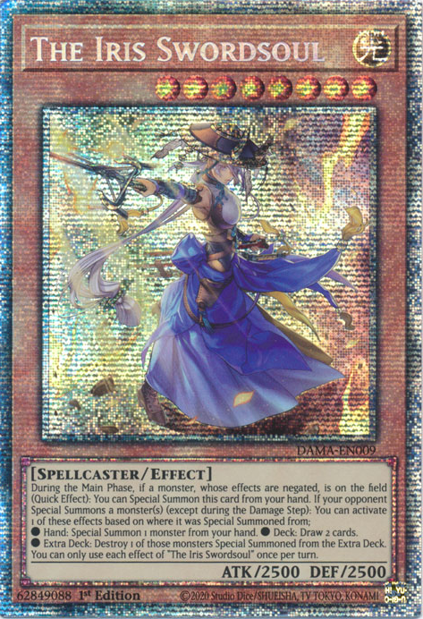 The Iris Swordsoul - DAMA-EN009 - Starlight Rare - 1st Edition available at 401 Games Canada