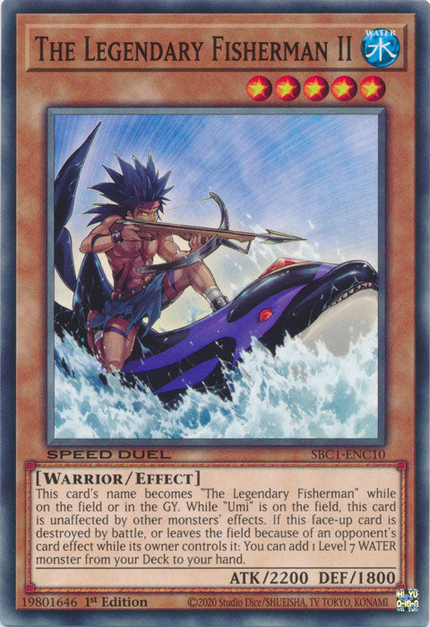 The Legendary Fisherman II - SBC1-ENC10 - Common - 1st Edition available at 401 Games Canada