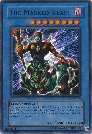 The Masked Beast - DB1-EN214 - Super Rare available at 401 Games Canada