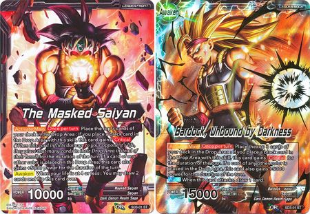 The Masked Saiyan // Bardock, Unbound by Darkness - SD3-01 - Starter Rare available at 401 Games Canada