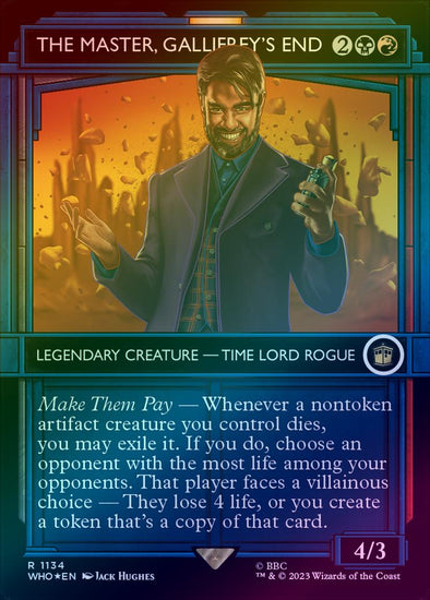 401 Games Canada - The Master, Gallifrey's End - Showcase (Surge Foil) (WHO) 401 Games Canada - The Master, Gallifrey's End - Showcase (Surge Foil) (WHO)