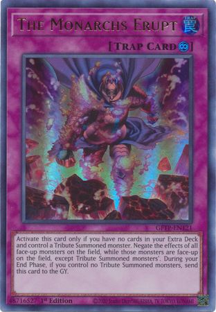The Monarchs Erupt - GFTP-EN121 - Ultra Rare - 1st Edition available at 401 Games Canada