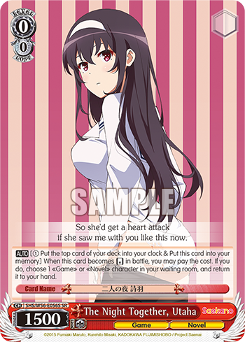 The Night Together, Utaha - SHS/W56-E056S - Super Rare available at 401 Games Canada