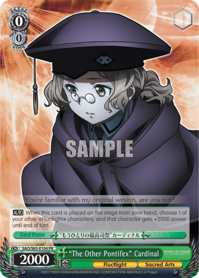 "The Other Pontifex" Cardinal - SAO/S65-E104 - Promo available at 401 Games Canada