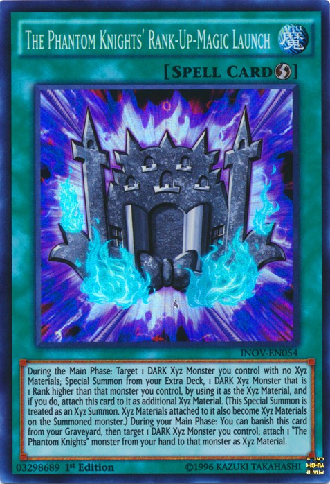 The Phantom Knights' Rank-Up-Magic Launch - INOV-EN054 - Super Rare - 1st Edition available at 401 Games Canada