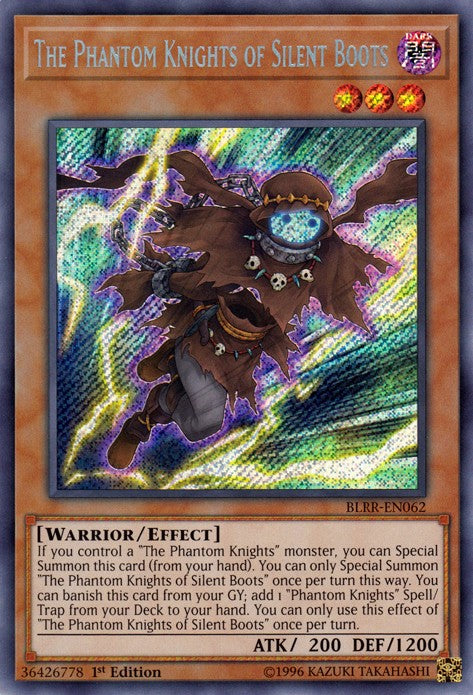 The Phantom Knights of Silent Boots - BLRR-EN062 - Secret Rare - 1st Edition available at 401 Games Canada