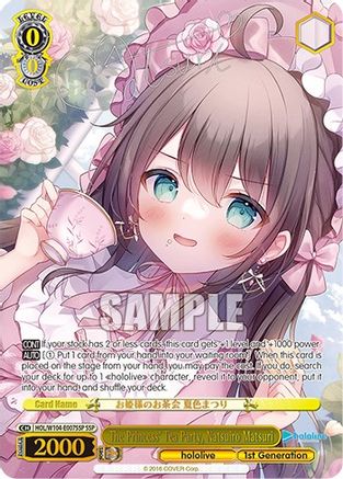 The Princess’ Tea Party, Natsuiro Matsuri (SSP) - HOL/W104-E007SSP - Super Special Rare available at 401 Games Canada