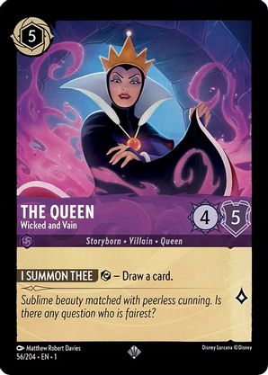 The Queen (Wicked and Vain) - 56/204 - Super Rare available at 401 Games Canada