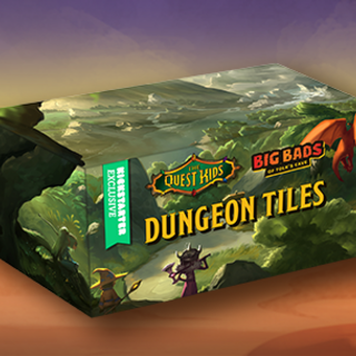 The Quest Kids - Big Bads of Tolk's Cave Dungeon Tiles available at 401 Games Canada