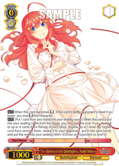 The Quintessential Quintuplets, Itsuki Nakano - 5HY/W83-E065HYR - Hanayome Rare available at 401 Games Canada