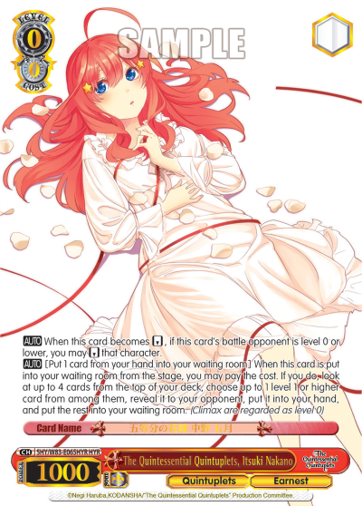 The Quintessential Quintuplets, Itsuki Nakano - 5HY/W83-E065HYR - Hanayome Rare available at 401 Games Canada