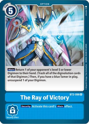 The Ray of Victory - BT2-096 - Uncommon available at 401 Games Canada