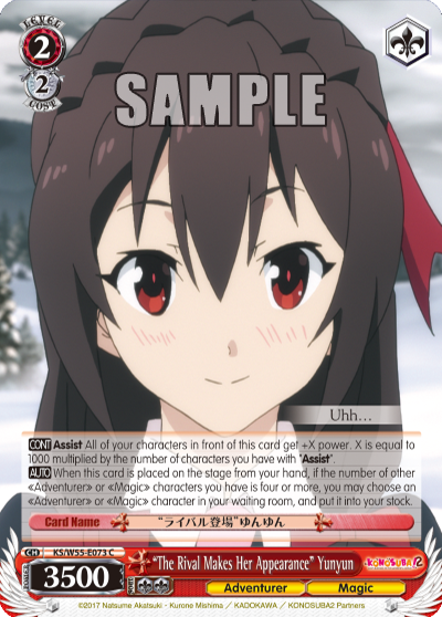 "The Rival Makes Her Appearance" Yunyun - KS/W55-E073 - C available at 401 Games Canada