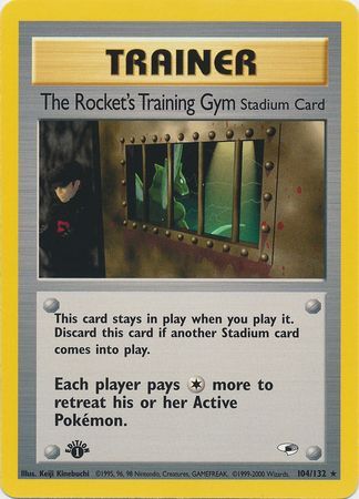 The Rocket's Training Gym - 104/132 - Rare - 1st Edition available at 401 Games Canada